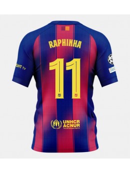 Barcelona Raphinha Belloli #11 Replika Hemmakläder 2025-26 Kortärmad